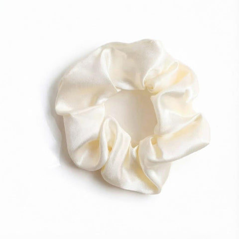 Satin Hair Tie - Silk Elastic Strong Scrunchie for Smooth Hair Ponytail Style (option 1)