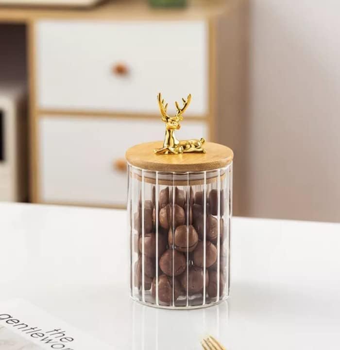 Al Ghazal Spice Jars (2 Pack) Premium Glass Spice Jars Give Your Kitchen Aesthetic with Functionality Perfect for Preserving Spices, Sugar, Coffee – Available Exclusively at FASHION.HOME