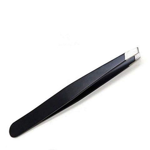 Generic Eyebrow Tweezer - Stainless Steel, Modern, Black