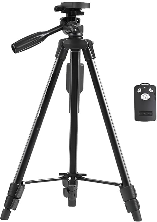 NP8810 Extendable 180 Degrees Tilt Handle Carbon Fiber Camera Tripod Phone Outdoor Live Selfie Camera Phone Floor, Stand for DSLR Camera - also gives you flexibility to comfortably create beautiful f