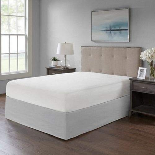 Tigers Trade Lines Queen Size, Cotton,Solid Pattern, White - Fitted Sheets