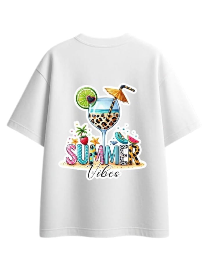 Sammer Vbes T-shirt White Back SUMMER Vibes 44
