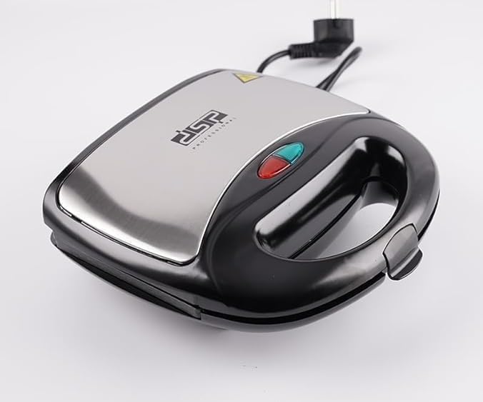 DSP Sandwich maker with thermostat 750W KC1191 Black*Silver