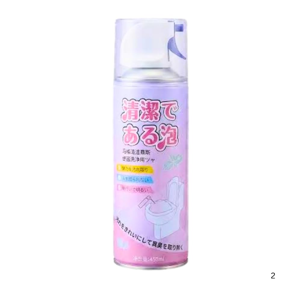 Toilet Bowel Foam Cleaner Spray Multi Purpose Cleaning Foaming Cleaner/Disinfectant Spray Liquid for, Kitchen Cleaner, Bathroom Cleaning, Squat Toilet, Sink(pack of 1)