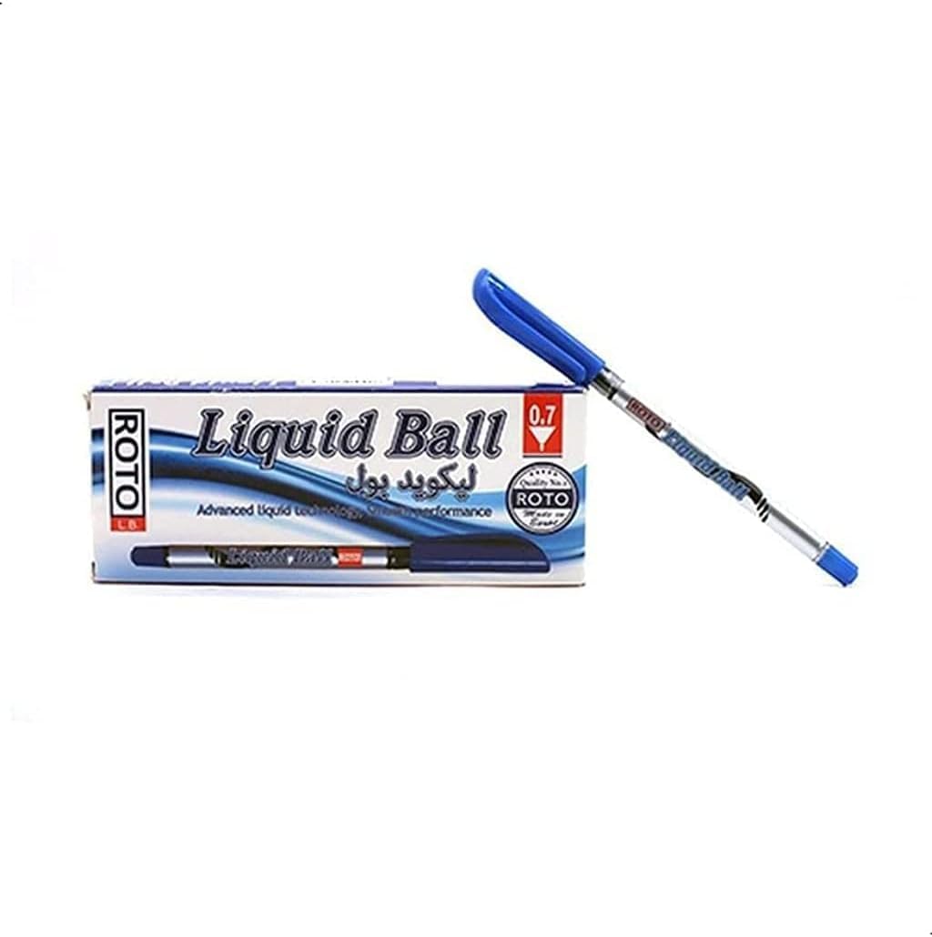 MAPKA Roto liquid ball ballpoint pen, 0.7 mm, blue - pack of 12