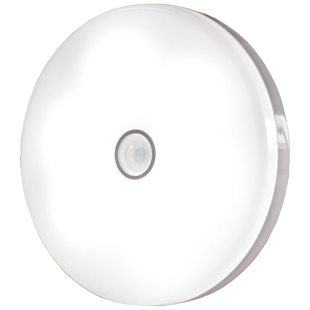 Eyau, an internal motion sensor, a nightly rechargeable light, a wireless lamp under the treasury with a remote control, a LED lamp for the kitchen, the cabinet, the hallway and the stairs