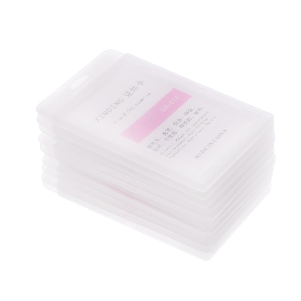 Elmaayergy D-55 DX-614 /D-55-1 Plastic Name Tag Cards Set With Durable Material, Suitable For School And Home