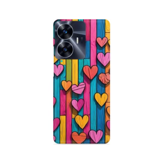 q Silicone Printed mobile case compatible with Realme C55