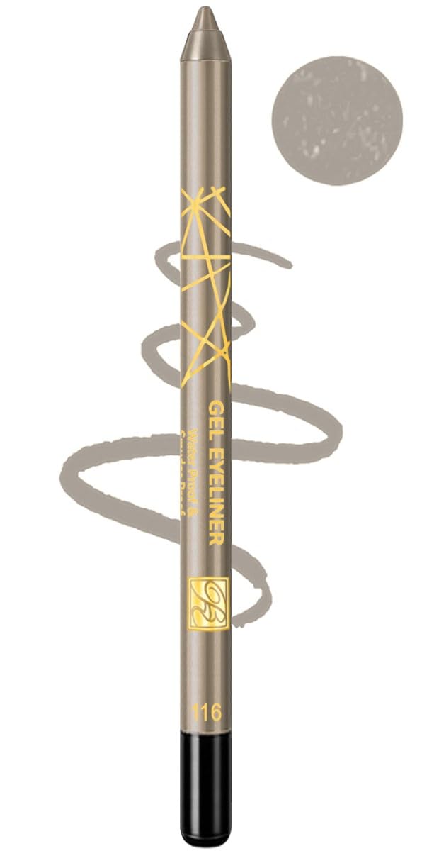Rose Bery - Gel Eyeliner, Waterproof & Smudge Proof, Ultra Long Wear & Smooth Glide Formula, 1.2 GM, Model - RB-0922 (Beige, 116)