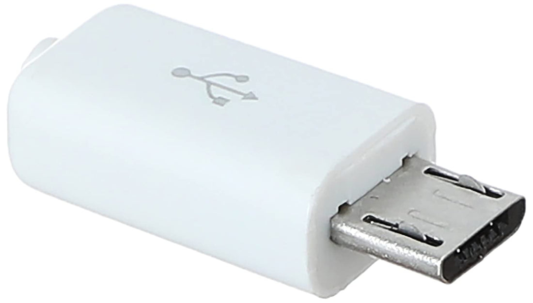 Keendex kx2310 micro male plug for charging and data transfer - white