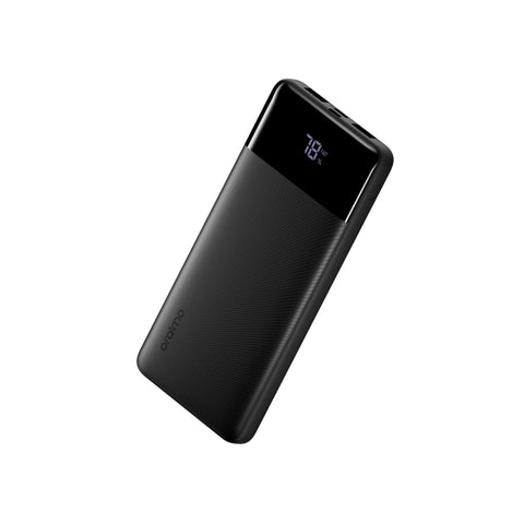 oraimo OPB-7100Q Power Bank 10000mAh with 2USB-A &1USB-C Ports Fast & Stable Charging for Smartphones, Tablets & USB Devices Compact Portable Power Solution for Daily Use & Travel - Black