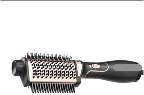 Electric Hair Dryer Brush and Comb Styling Curler Black Rose Gold Multi Use 2 * 1 1600W 15048-SK All Purpose Hair