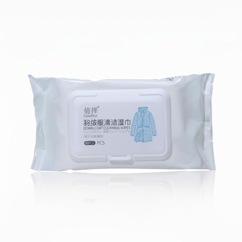 Original Wet Wipes - Clothes Cleaning Wipes for Heavy Jackets (80 Wipes) - Whips Clean Instant Stain Removal Without Washing - Thick for Winter Clothes and Travel.