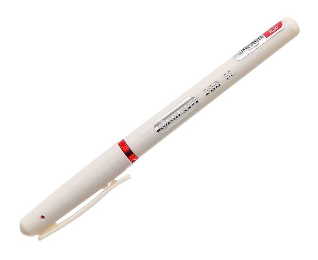 Bravo ballpoint pen 1 mm model 200 red 10 pieces