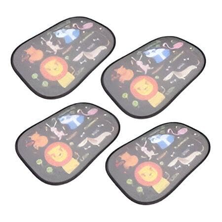 Car Sunshade - Protect your child with our high quality car window shades specially designed for larger vehicles, which provide over 97% protection from harmful UV rays. (4 Pack)