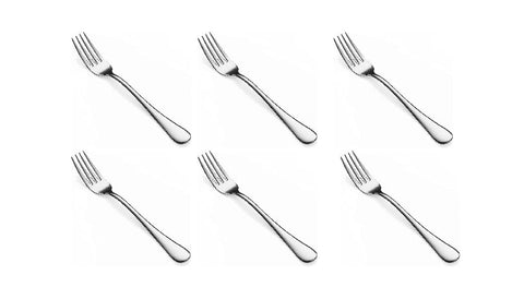 ECVV 6pcs, Stainless Steel Dinner Forks, findTop Heavy-duty Forks (8 Inch) Cutlery Set