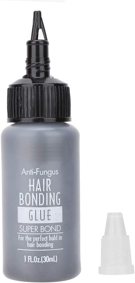 Super bond Strong Hold Eyelash Adhesive, Waterproof, 48-Hour Long-Lasting Lash Glue, Latex-Free, Hypoallergenic, Quick-Drying with Brush-On Applicator for Strip Lashes-30ml-made in china