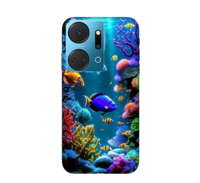 New design number 10070 Silicone Printed mobile case compatible with Honor X7a