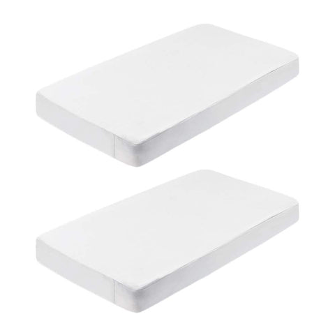 Moro Moro 3 Skin-Friendly Microfiber Fitted Crib Sheet (White, Pack Of 2)