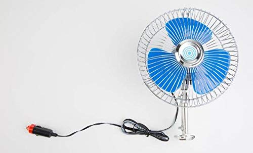 Car Fan With Car Charger, 24V, Blue_ with two years guarantee of satisfaction and quality