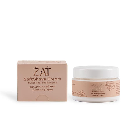 ZAT Soft Smooth Shave Cream, All Skin Types, 150ML | Protects | Step 2 During Shaving