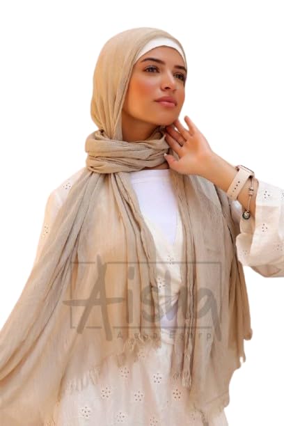Soft Thai Cotton Women Veil - High Quality Material, Comfortable To Wear All Day Practical And Stylish Suitable For University, Work And Occasions