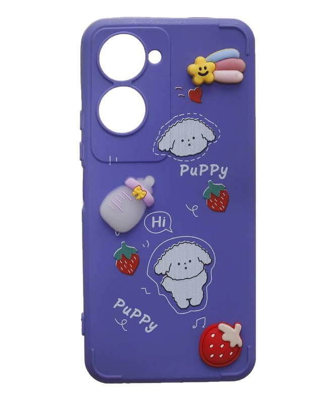 Grace Plastic Back Cover For Vivo Y18 / Y03, Purple 37329725
