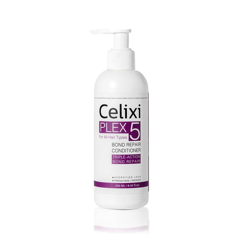 Celixi PLEX 5 Bond Repair Conditioner, Triple-Action Formula for All Hair Types, Hydration Lock, Strengthens and Protects, 250 ML, 8.45 fl.oz