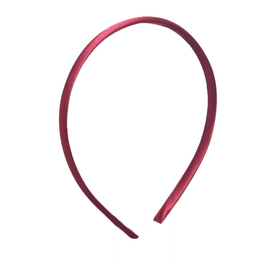 Daphne Satin Hair Band For Girls - Red