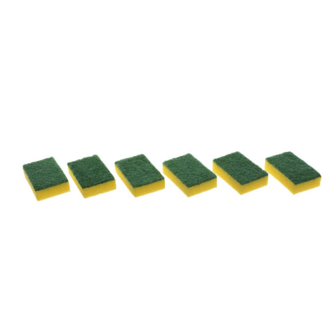 Mirax economic small kitchen sponge (plain) (6) pieces