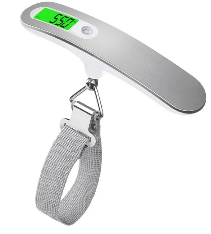 Scale Digital Portable Hanging Luggage 50 Kg 110 Lb with Lcd Backlit Display Hook, Travel Suitcase Baggage Weight Scale for Home & Airport