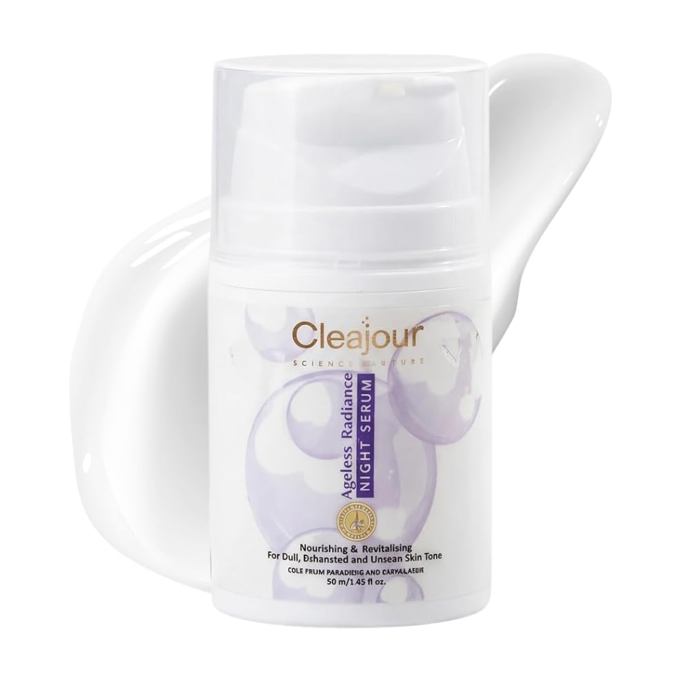 restore luminosity, firmness, and hydration for visibly refreshed, glowing skin by morning, Niacinamide and Vitamin C Night Serum with Collagen, Hyaluronic Acid & added PostBiotics. 50 Ml.