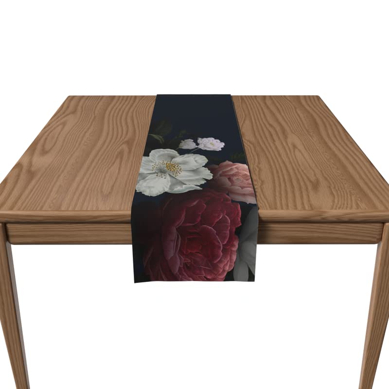 ART MOOD HOME Velvet Floral dreams runner Multi color 35x140 CM