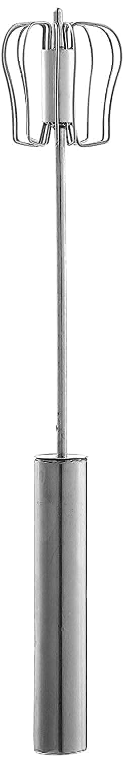 MT Stainless Steel Egg Whisk Press The Semi-Automatic Beater Hand Mixer Mixture Egg Milk Frother for Kitchen