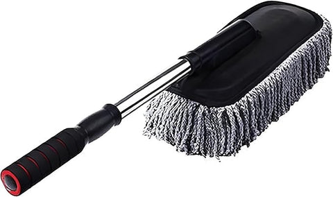 2 in 1 Car Cleaning Kit (Jabasu Large Size Duster) Gray