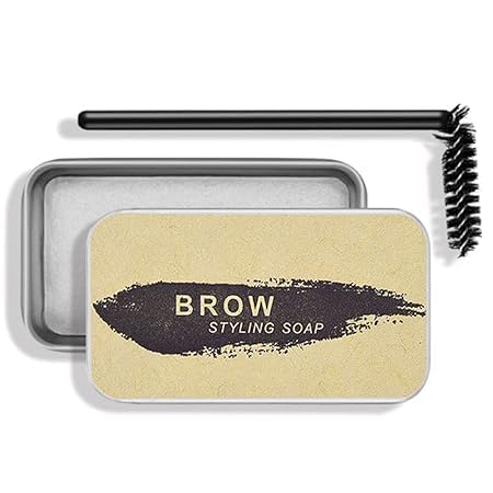 Eyebrow Gel Clear, Brow Gel Eyebrow Wax Eyebrow Pomade Eyebrow Glue Brow Soap Brow Wax Kit, Waterproof Long Lasting Smudge-Proof Eyebrow Styling