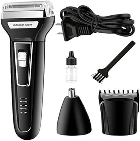 KM-6558 Rechargeable 3 in 1 Multifunctional Shaver - Black