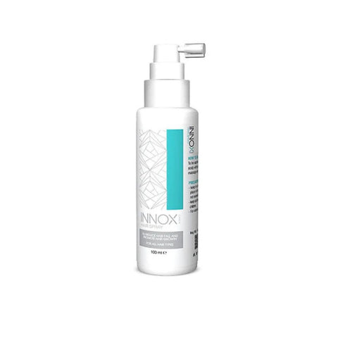 INNOX Hair Spray 100 ml - Scalp Nourishing & Hair Growth Stimulator - For Hereditary Hair Loss - With Biotin and Caffeine & Plant Extracts