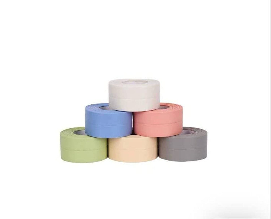 waterproof tape kitchen sink sticker mold proof self-adhesive tape household wall sealing tape (multicolor)