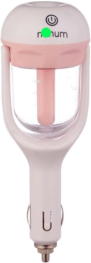 Air Freshener Diffuser Car Air Purifier Aroma Diffuser Touch Control Car Air Freshener Car Lighter Outlet Fill Your Favorite Fragrance-Pink