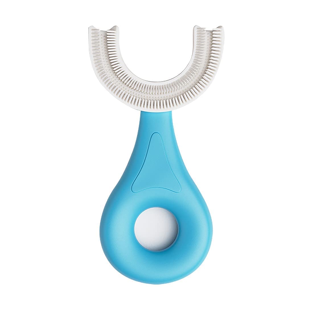 U Shaped Toothbrush For Kids Baby Food Grade Soft Oral Teeth Cleaning Tools for Children- Multi color (1 piece)