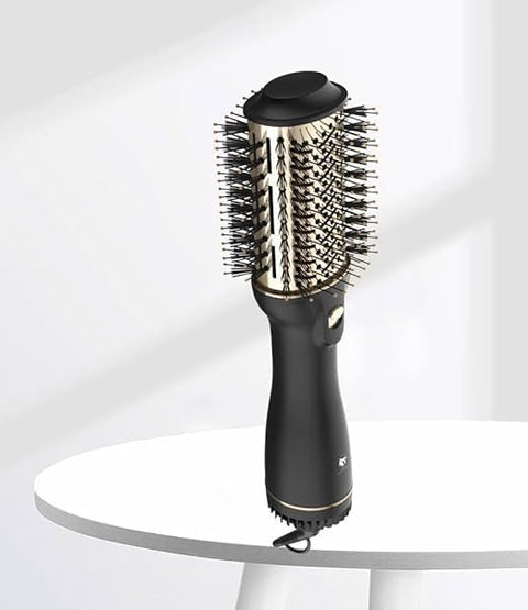 Home Gold HG-1914 Hair Styler 1200 Blow Dryer Brush, Black, 1200.0 Watts