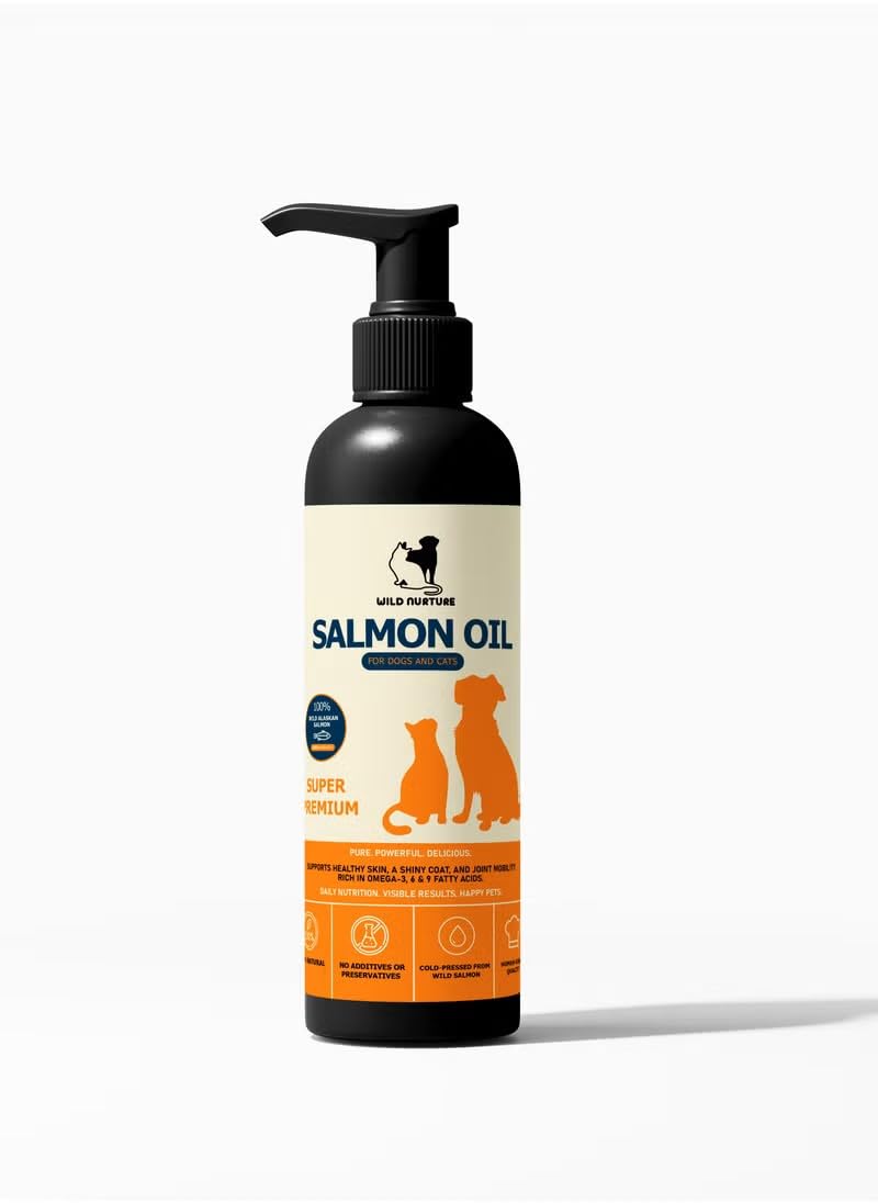 Wild Nurture Salmon Oil for Dogs and Cats, Super Premium, 250g