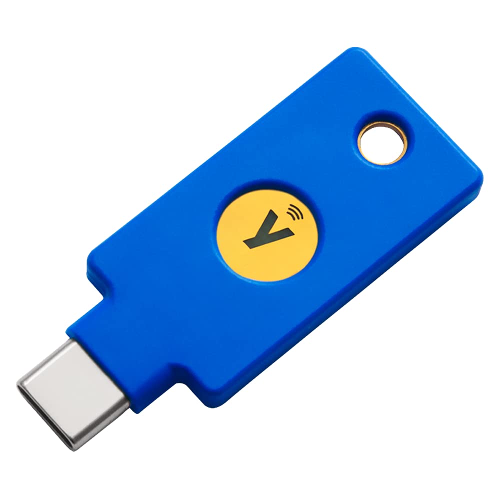 Yubico Security Key NFC - USB-C - Two Factor Authentication Security Key
