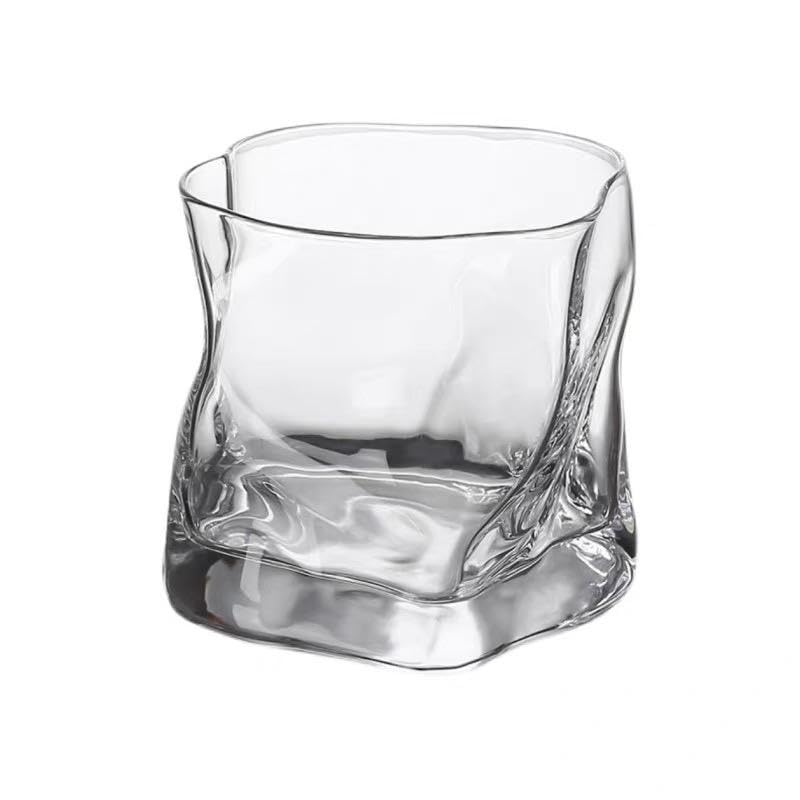 Crystal Glass Cup Hot and Cold Drinks, Tea Cup, Coffee Cup, Iced Juice Cup (White Transparent)