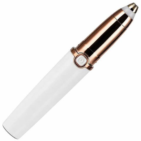 Portable Electric Razor for Women Painless Safe Facial Hair Removal Eyebrow Shaver White