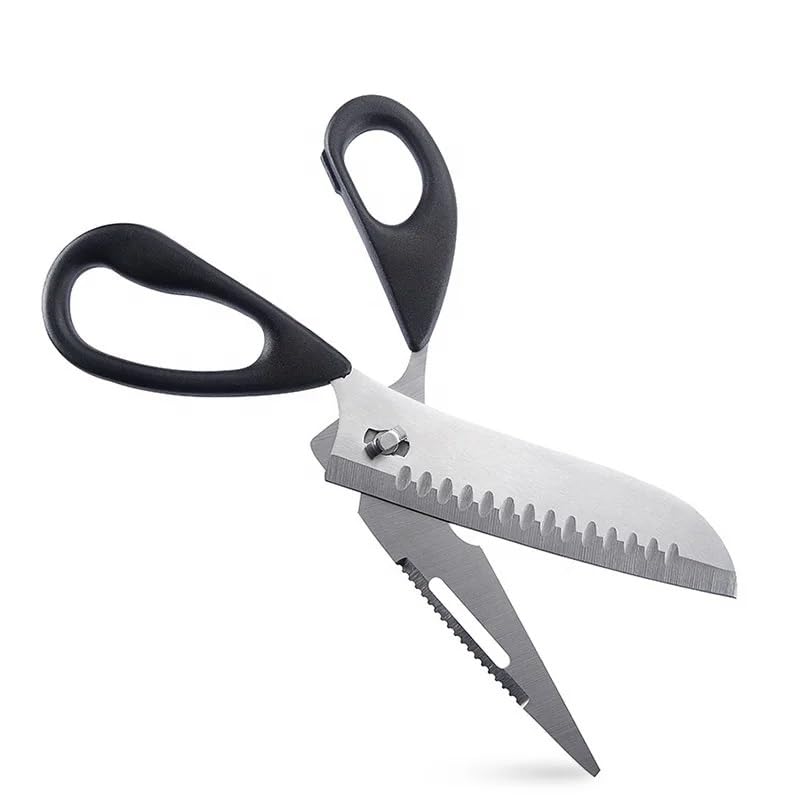 Meat Scissors & Knife 2 in 1 - Next Store Professional Design for Cutting Meat & Vegetables – High Quality Versatile Kitchen Tool