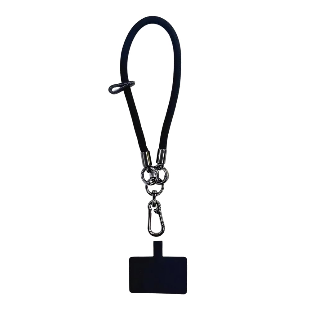 Premium Wrist Strap Cell Phone Lanyard anti theft, Soft Nylon Thick Rope, Phone Hand Strap With Phone Patch Compatible with Phone, Airpods, Purse, Keychain and More 20 Cm