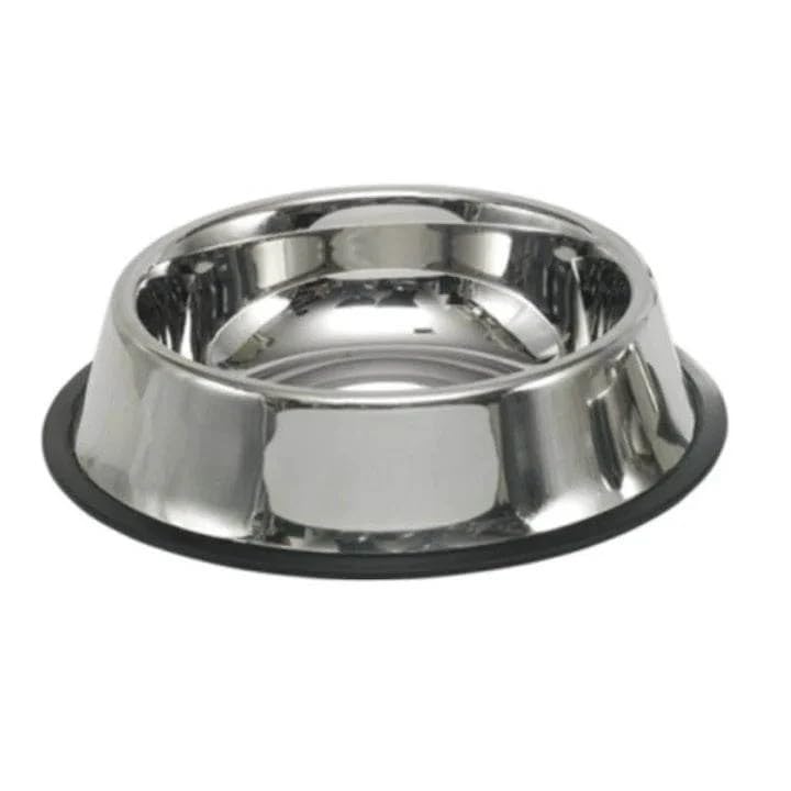 Nunbell Stainless Steel Pet Bowl, Durable Food and Water Dish for Cats and Dogs, 24cm