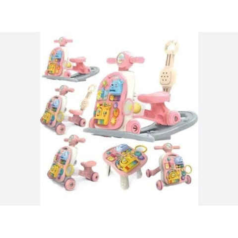6-in-1 Babyy Walker pink